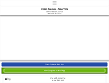 Tablet Screenshot of indiantanpuranyc.info